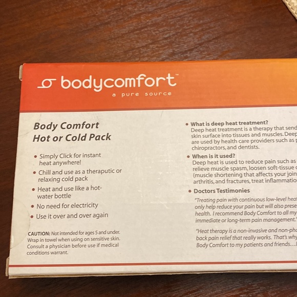 Other Body Comfort Click Activated Heat Pack Poshmark